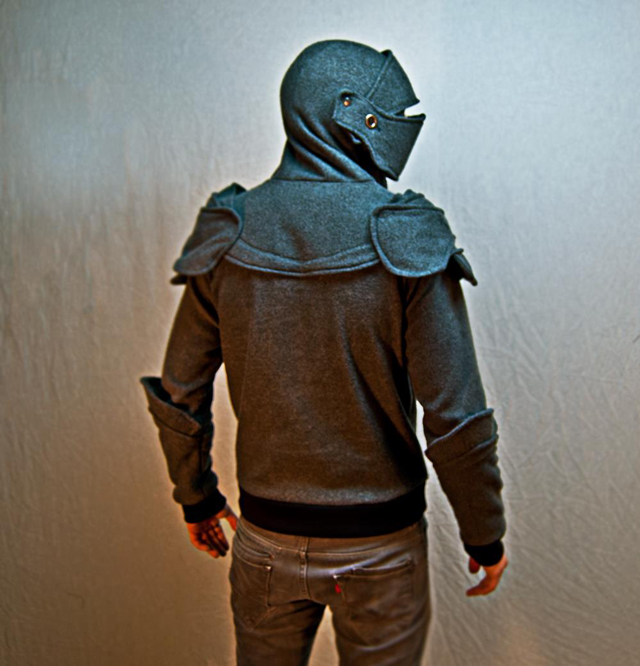 Detail Knight Armor Hoodie Amazon Nomer 59