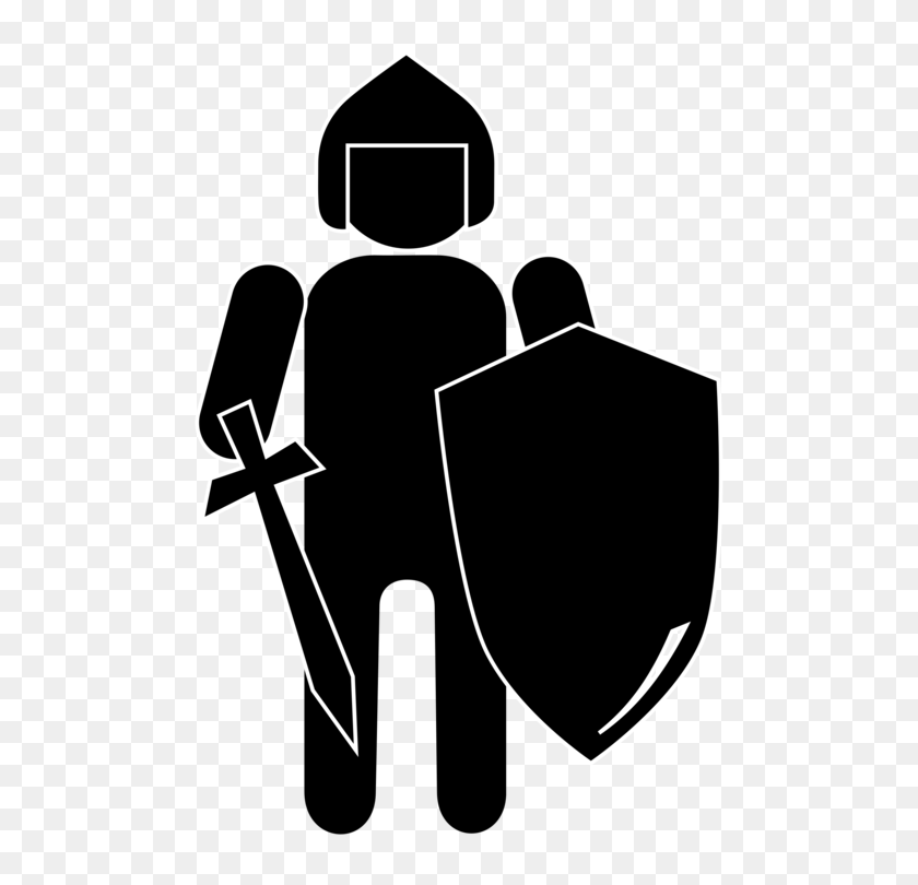 Detail Knight Silhouette Clip Art Nomer 14