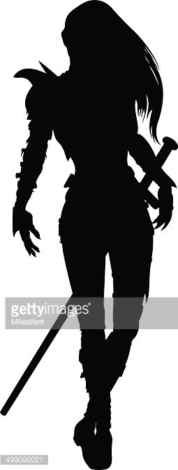 Detail Knight Silhouette Clip Art Nomer 28