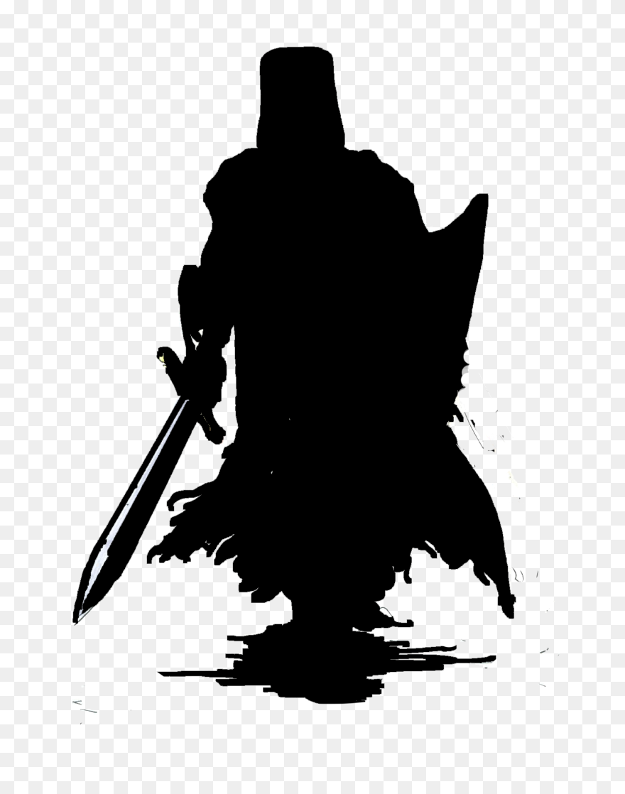 Detail Knight Silhouette Clip Art Nomer 4