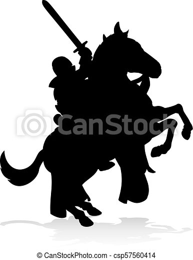 Detail Knight Silhouette Clip Art Nomer 45