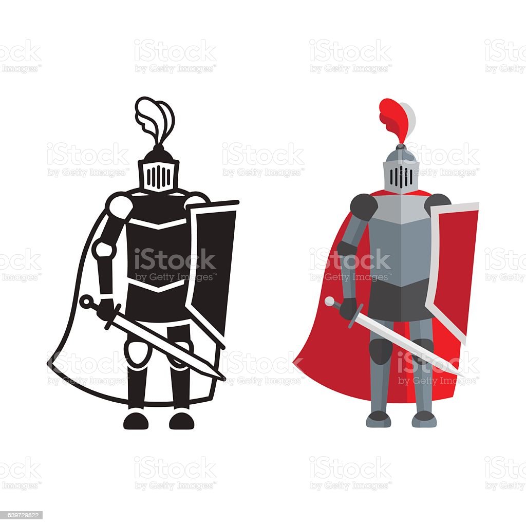 Detail Knight Silhouette Clip Art Nomer 46