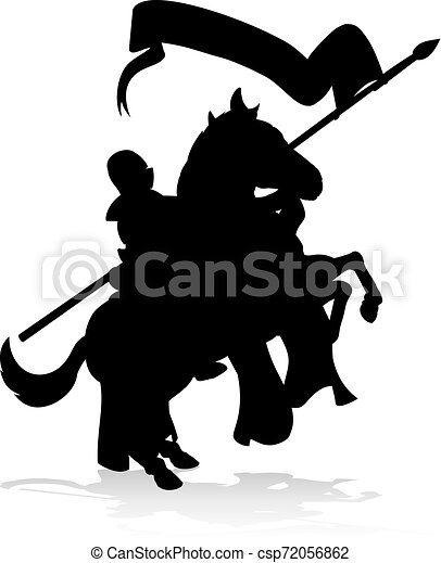 Detail Knight Silhouette Clip Art Nomer 49