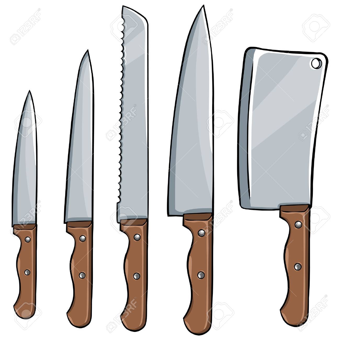 Detail Knives Clipart Nomer 4