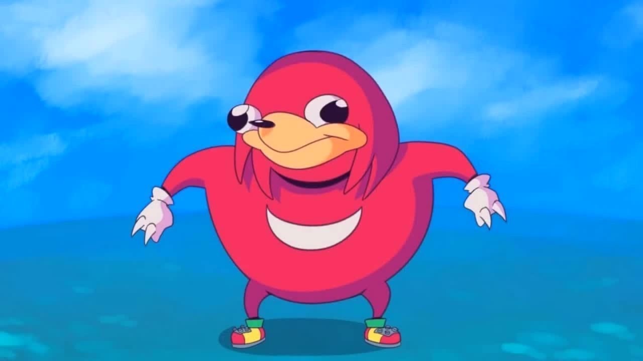 Knuckles Meme Do You Know The Way - KibrisPDR