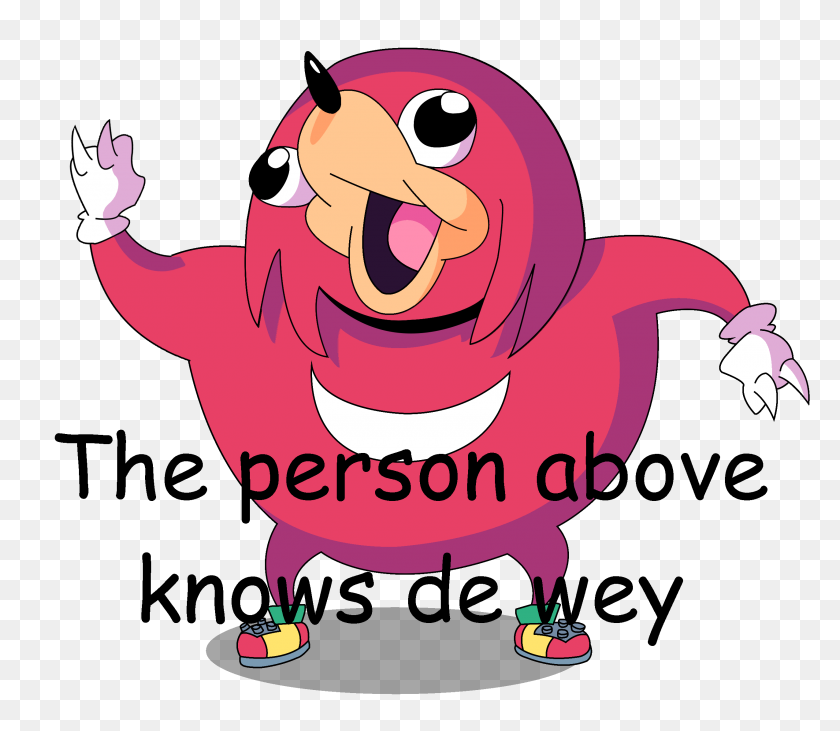 Detail Knuckles Meme Do You Know The Way Nomer 57