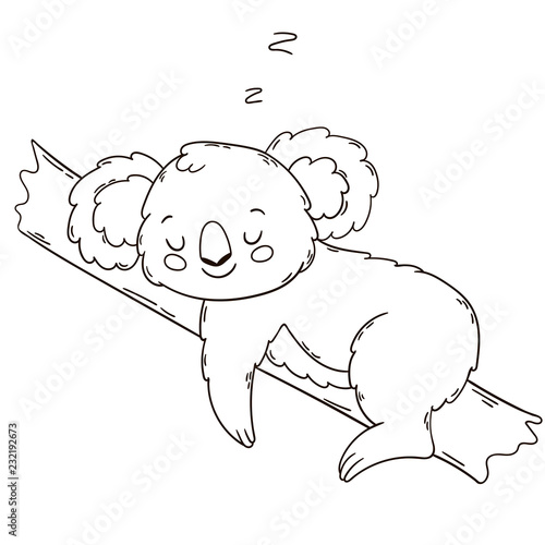 Detail Koala Clipart Black And White Nomer 33