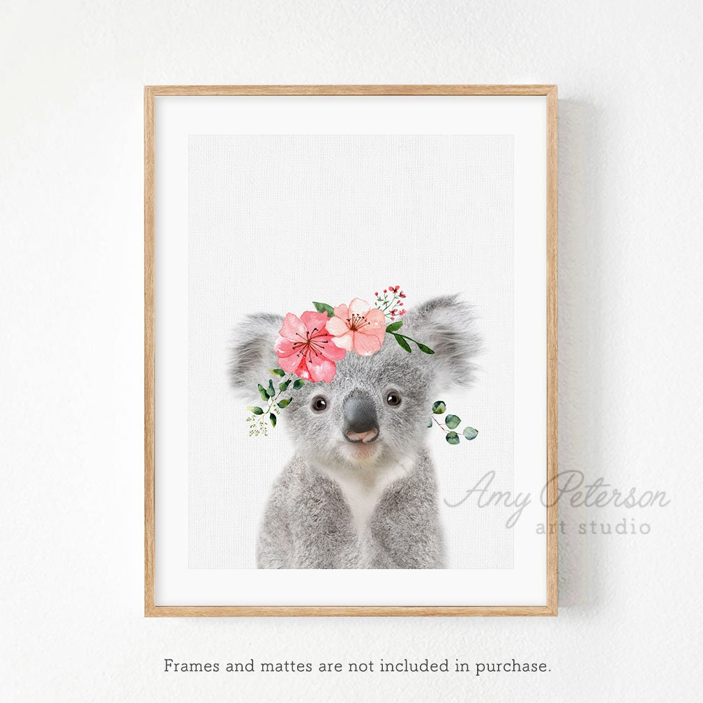 Detail Koala With Flower Crown Nomer 12