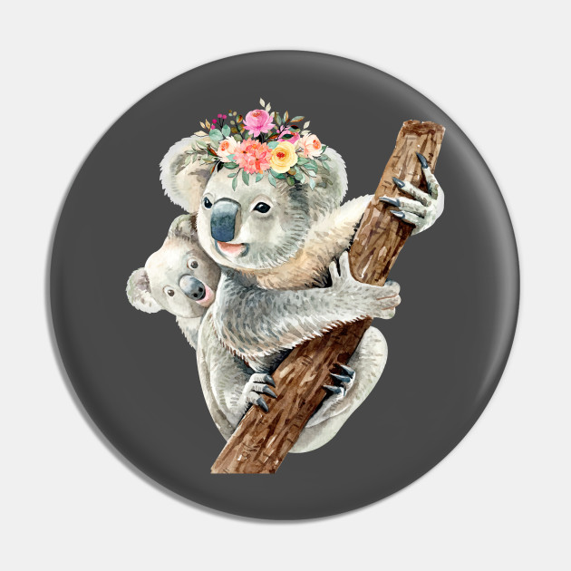 Detail Koala With Flower Crown Nomer 9