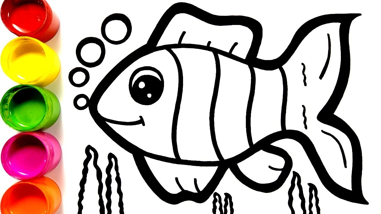 Detail Menggambar Dan Mewarnai Ikan Nomer 28