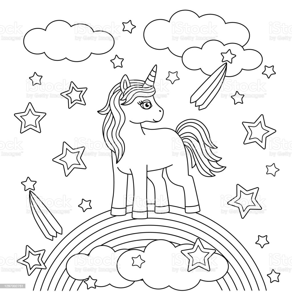 Detail Menggambar Dan Mewarnai Unicorn Nomer 38