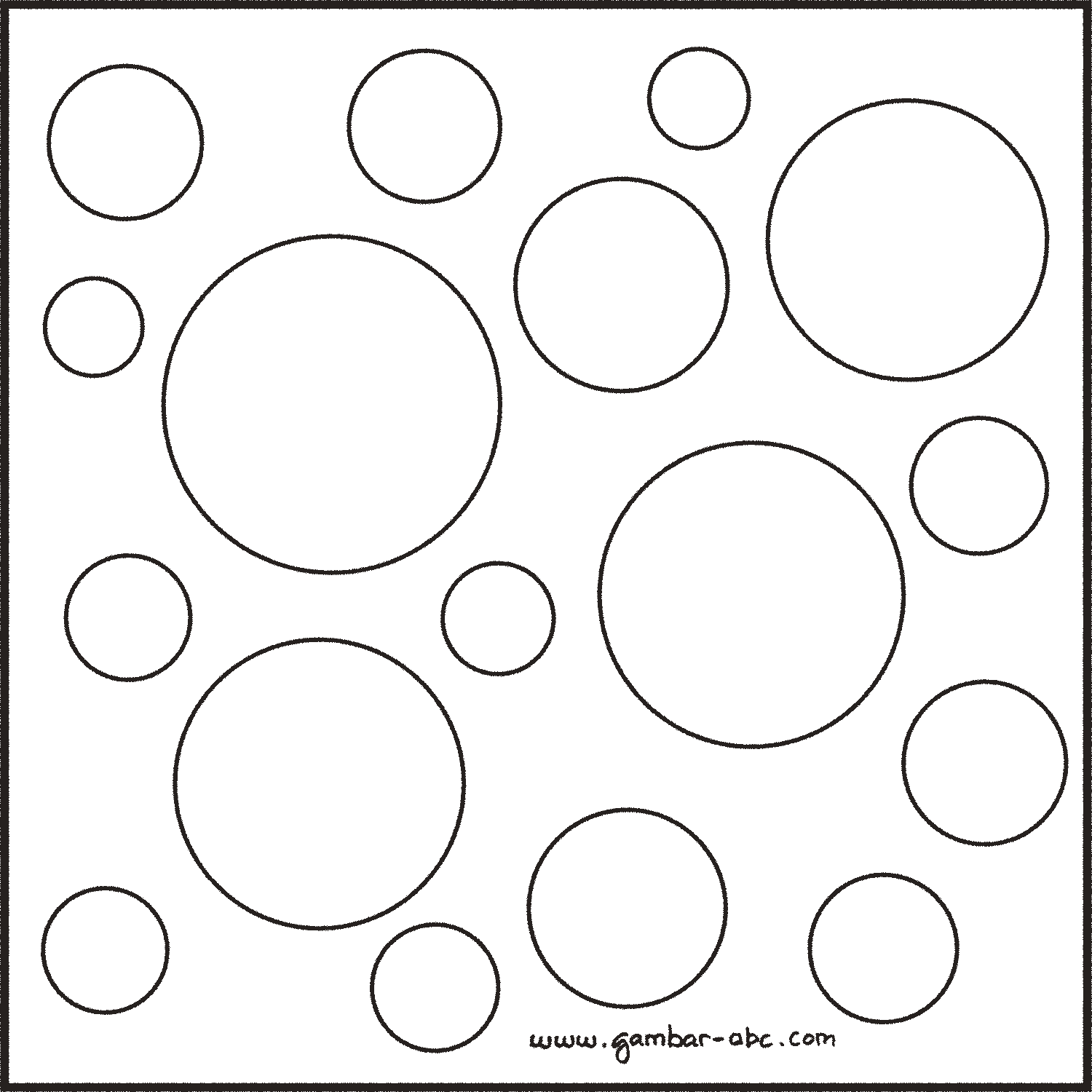Detail Menggambar Dari Bentuk Lingkaran Dan Mewarnai Nomer 12