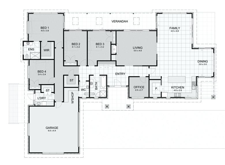 Detail Menggambar Denah Rumah Nomer 32