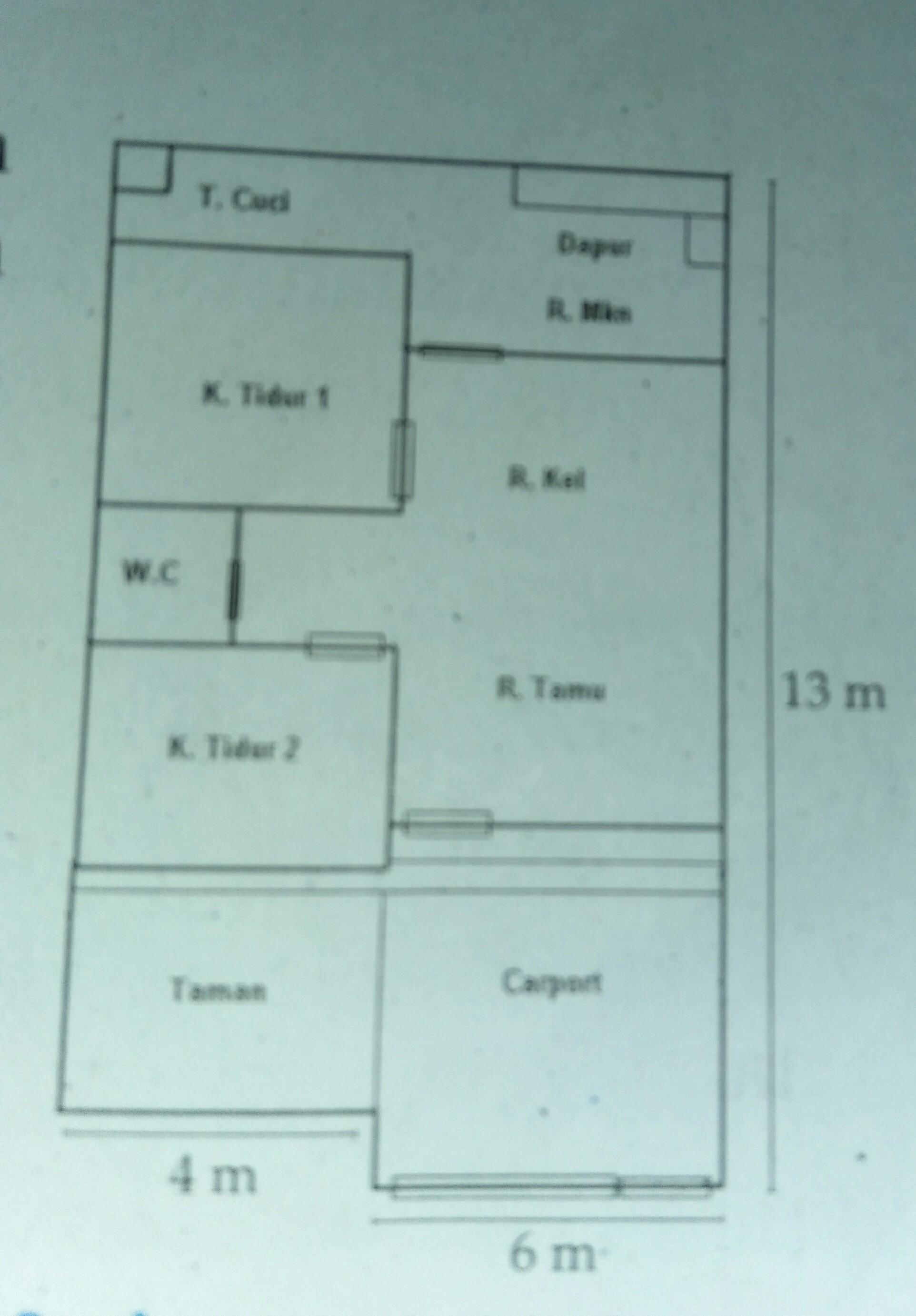 Detail Menggambar Denah Rumah Nomer 41