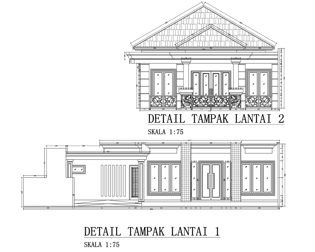 Detail Menggambar Desain Rumah Nomer 29