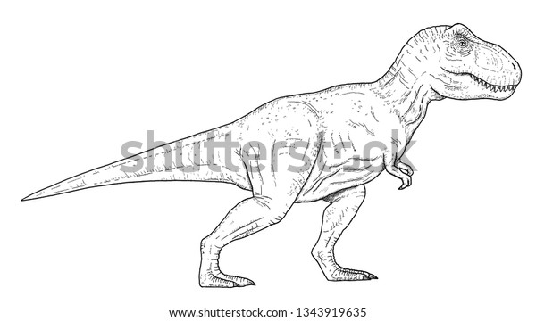 Detail Menggambar Dinosaurus T Rex Nomer 45