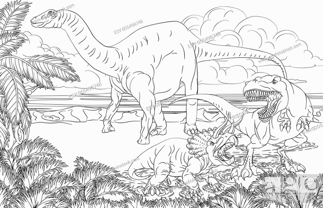 Detail Menggambar Dinosaurus T Rex Nomer 49