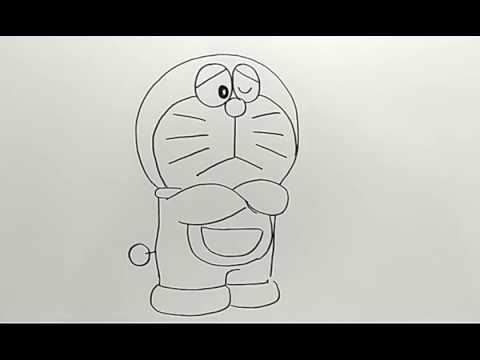 Detail Menggambar Doraemon Dengan Pensil Nomer 10