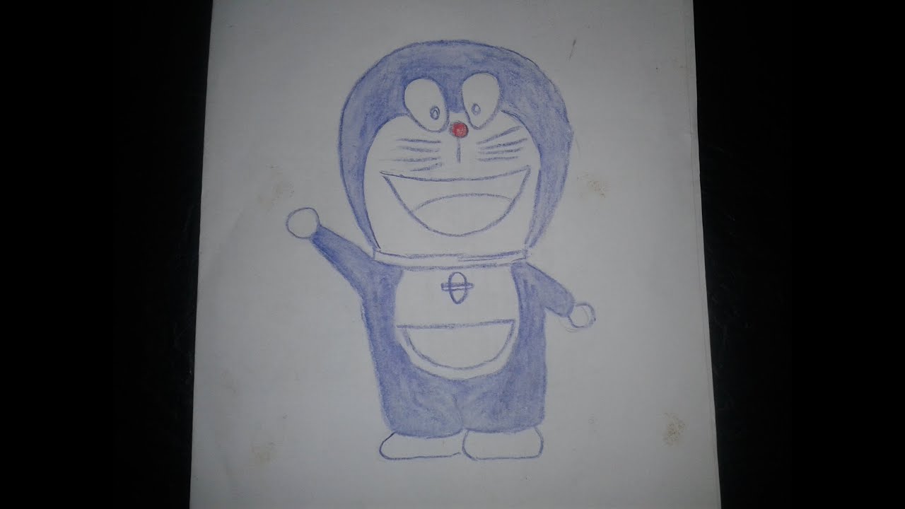 Detail Menggambar Doraemon Dengan Pensil Nomer 46