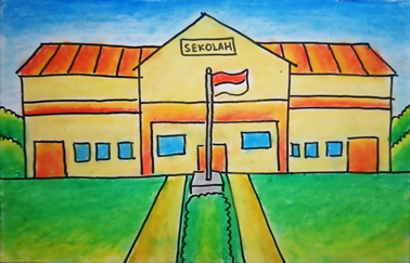 Detail Contoh Gambar Imajinatif Gedung Sekolah – Osnipa