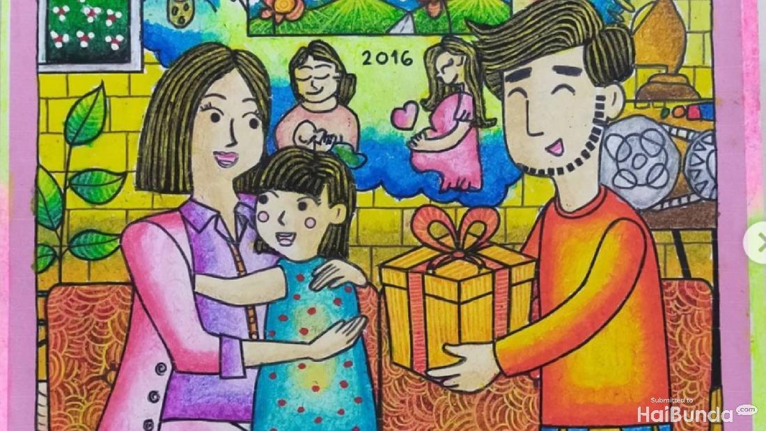 Detail Menggambar Ibu Dan Anak Nomer 23