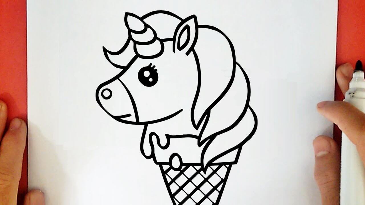 Detail Menggambar Ice Cream Unicorn Nomer 51