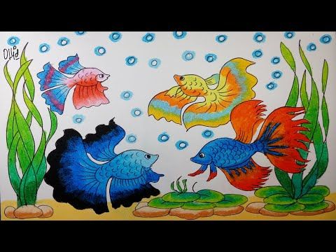 Detail Menggambar Ikan Di Laut Nomer 20