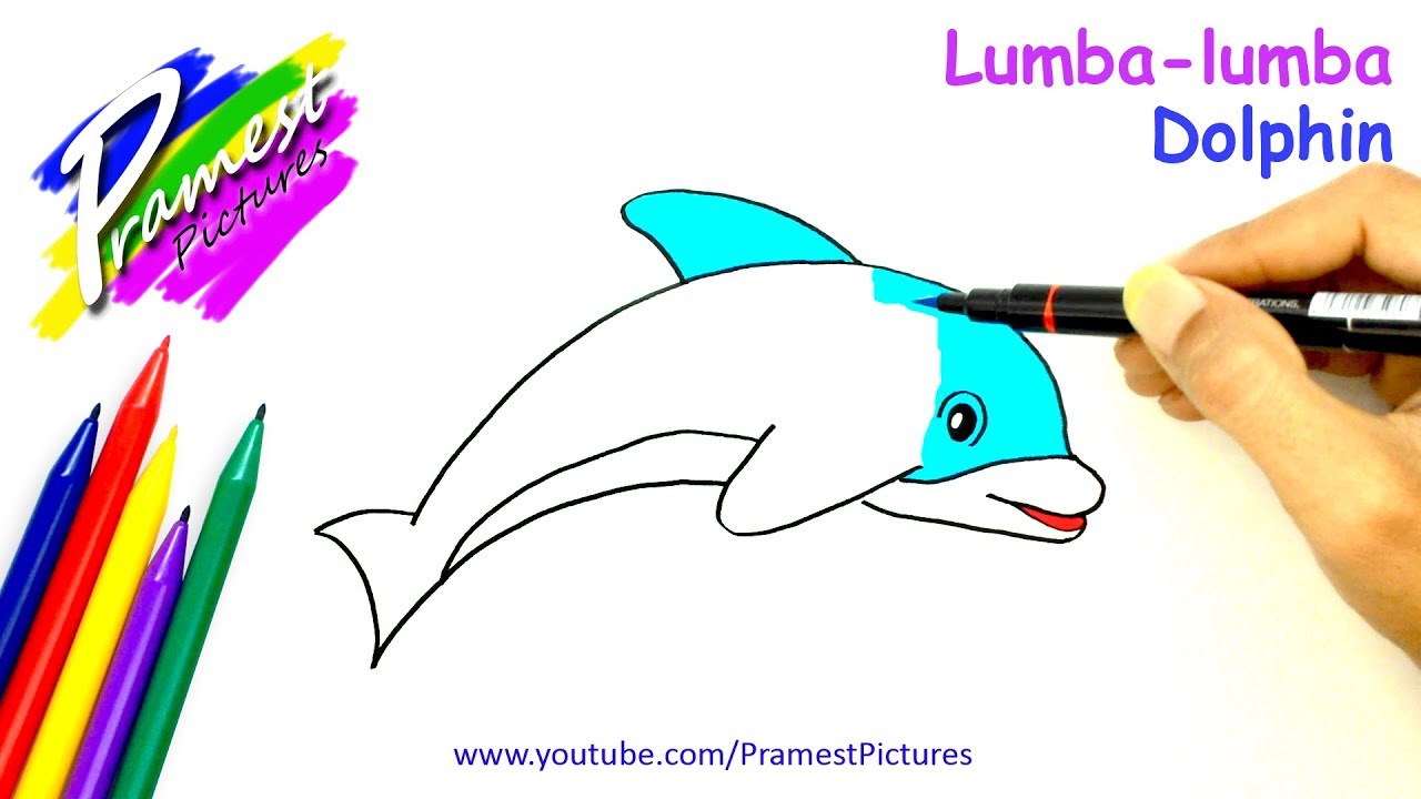 Detail Menggambar Ikan Lumba Lumba Nomer 10