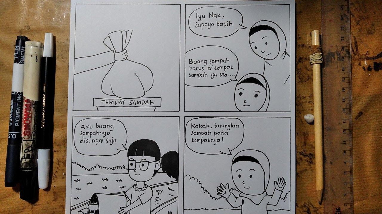 Detail Menggambar Ilustrasi Komik Nomer 41