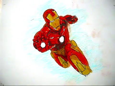 Detail Menggambar Iron Man Nomer 15