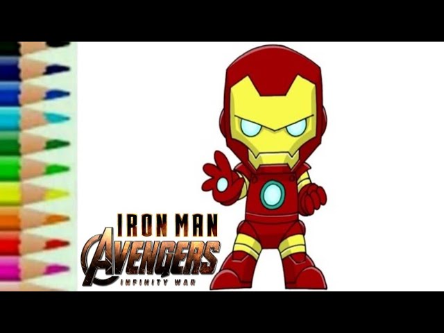Detail Menggambar Iron Man Nomer 20
