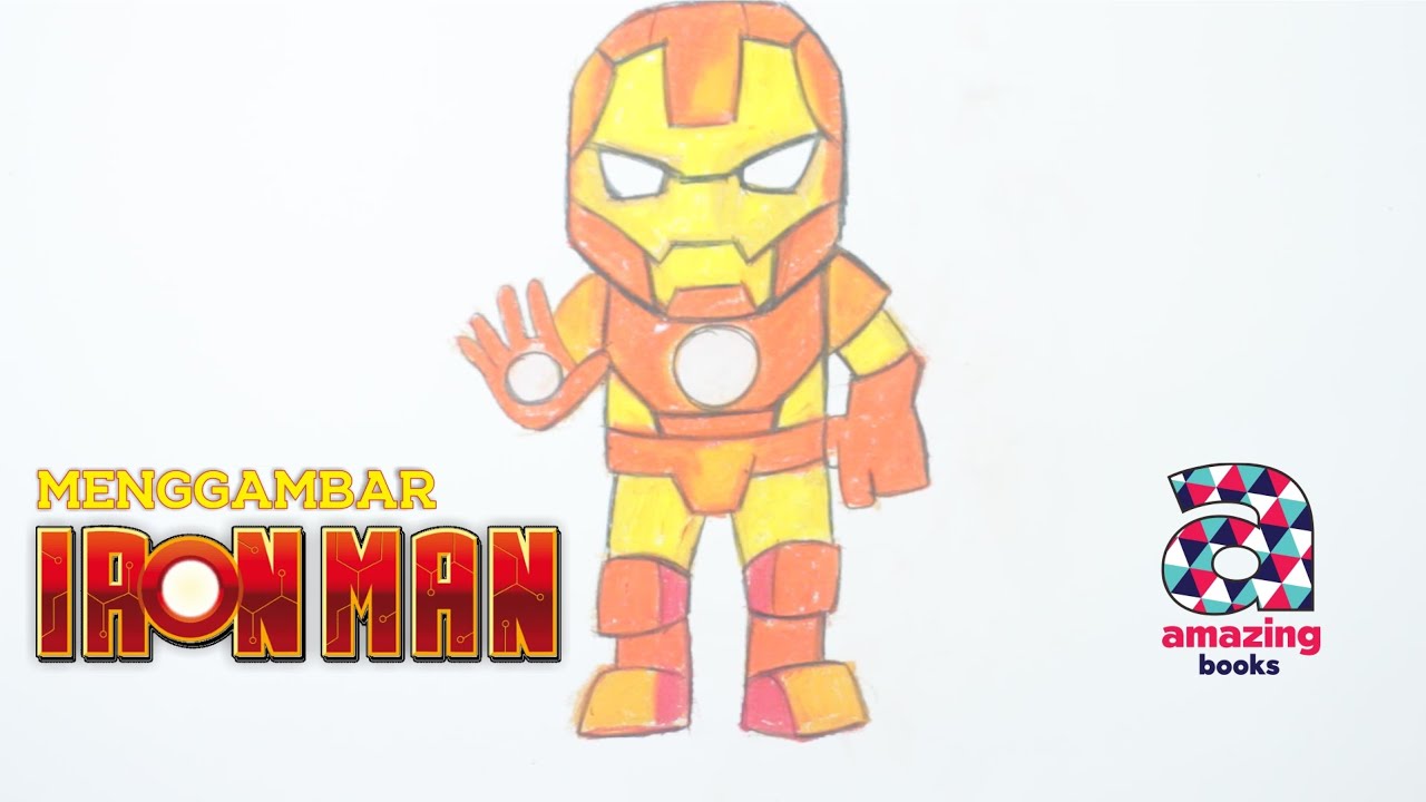 Detail Menggambar Iron Man Nomer 22