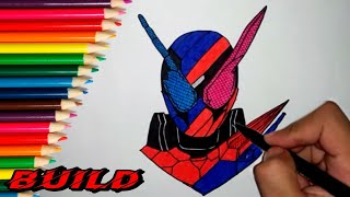 Detail Menggambar Kamen Rider Nomer 11