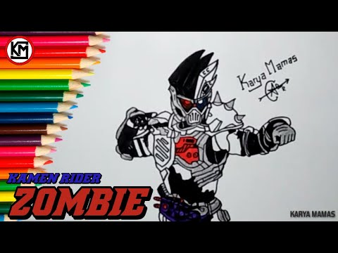 Detail Menggambar Kamen Rider Nomer 7