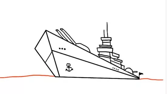 Detail Menggambar Kapal Perang Nomer 9