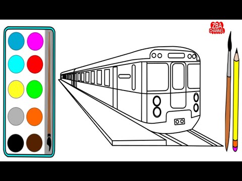 Detail Menggambar Kereta Api Anak Tk Nomer 20