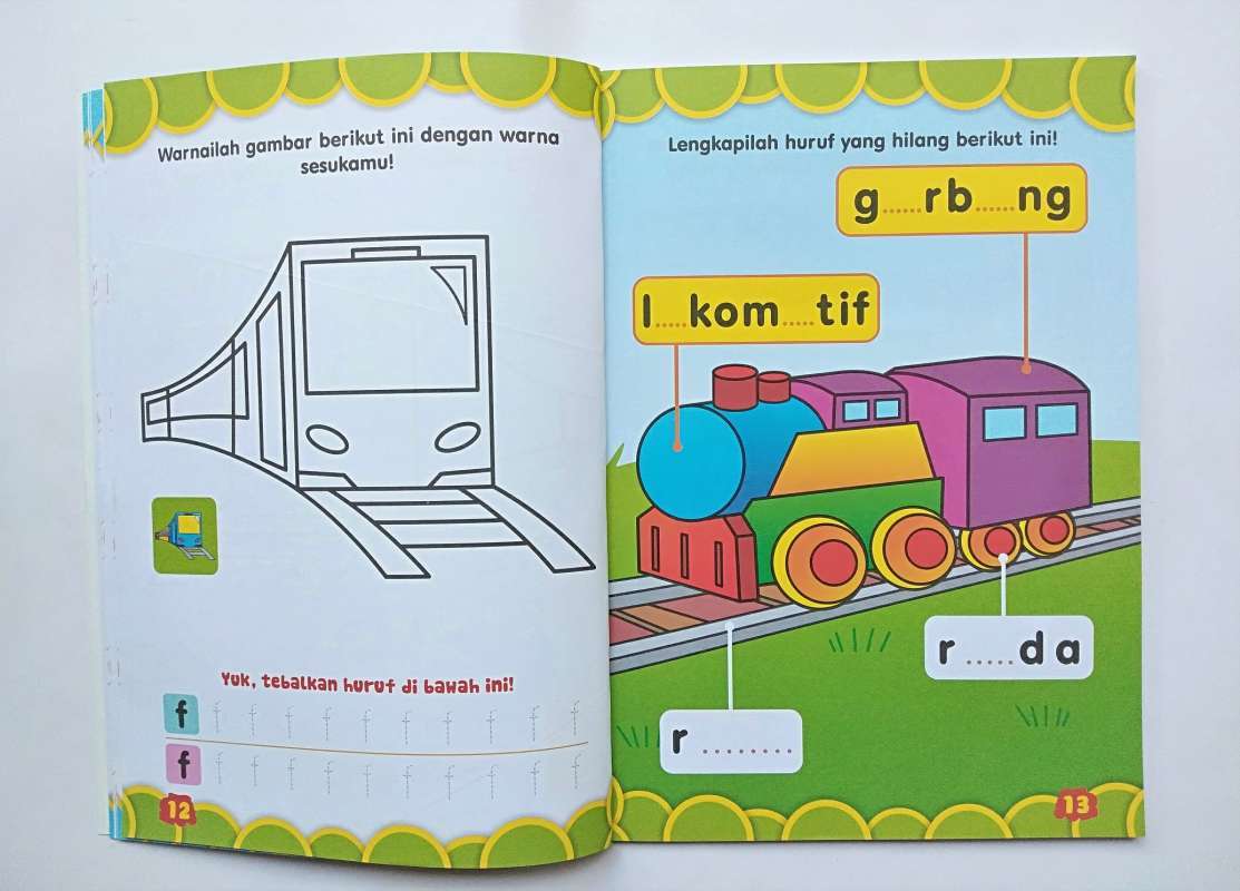 Detail Menggambar Kereta Api Anak Tk Nomer 46