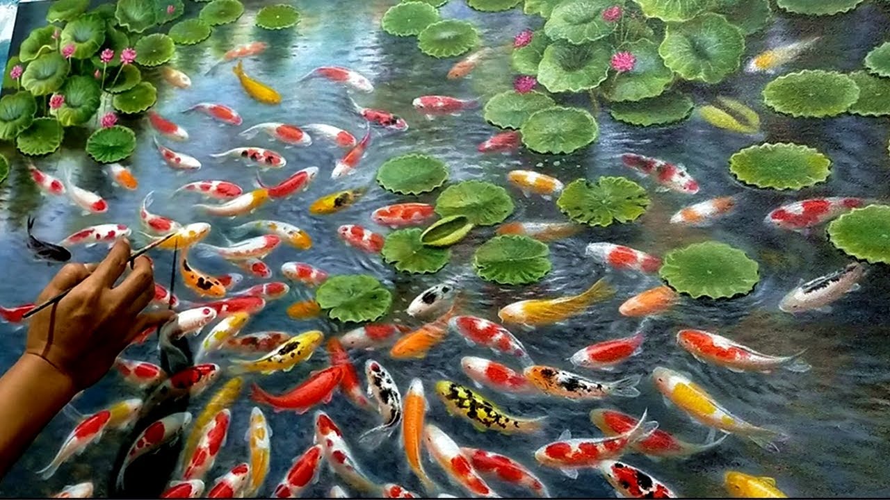 Detail Menggambar Kolam Ikan Nomer 53