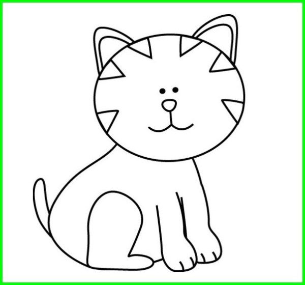 Detail Menggambar Kucing Anak Tk Nomer 12
