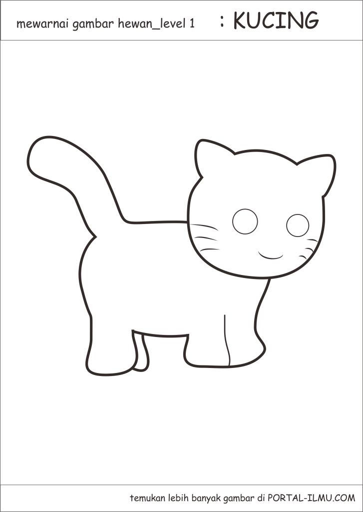 Detail Menggambar Kucing Anak Tk Nomer 24