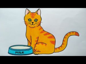 Detail Menggambar Kucing Anak Tk Nomer 36