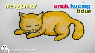 Detail Menggambar Kucing Anak Tk Nomer 8