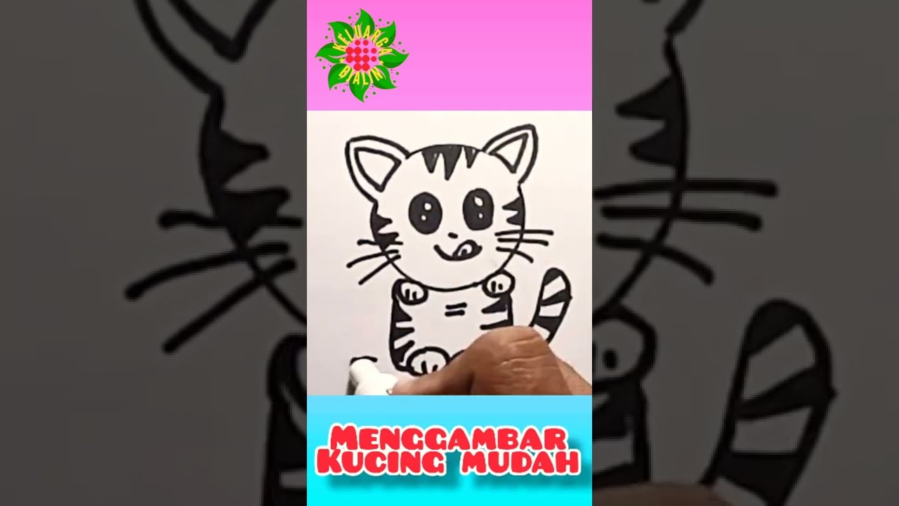 Detail Menggambar Kucing Mudah Nomer 53