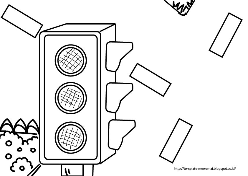 Detail Menggambar Lampu Lalu Lintas Nomer 19