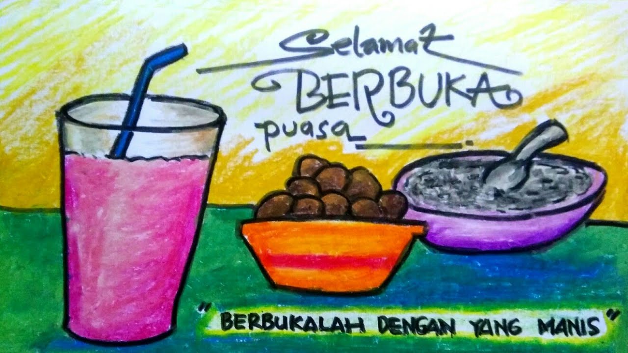 Detail Menggambar Makanan Dan Minuman Nomer 41