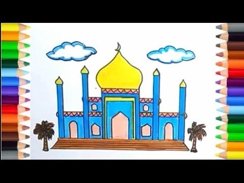 Detail Menggambar Masjid Anak Tk Nomer 22