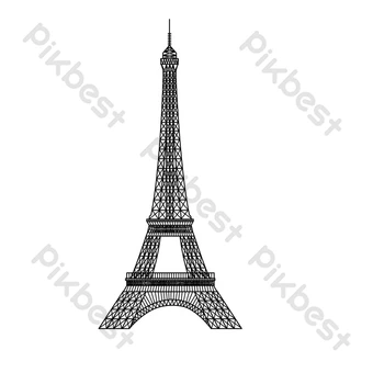 Detail Menggambar Menara Eiffel Nomer 41