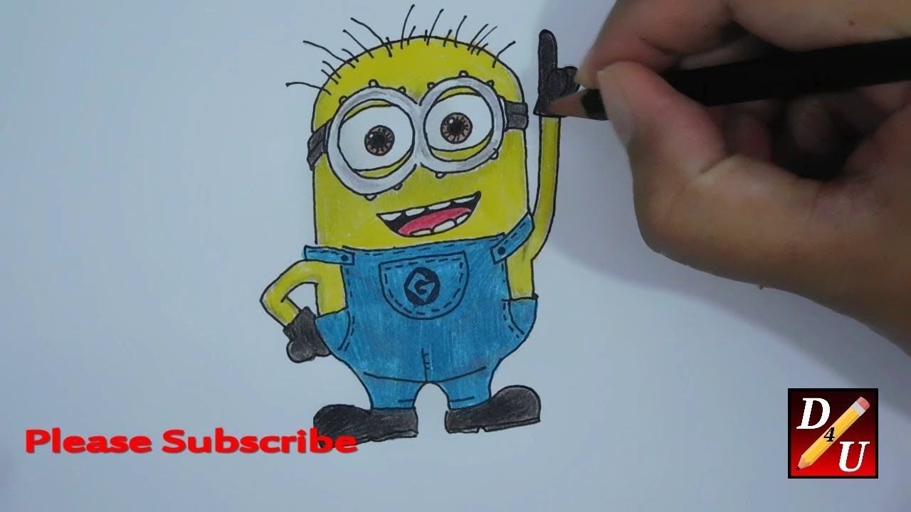 Detail Menggambar Minion Nomer 9