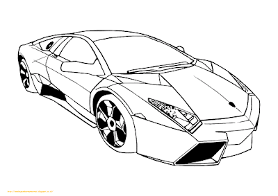 Detail Menggambar Mobil Lamborghini Nomer 17