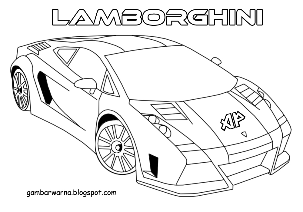 Detail Menggambar Mobil Lamborghini Nomer 49